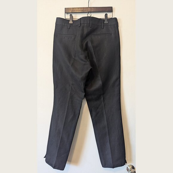 MARITHÉ FRANCOIS GIRBAUD - Ramie blend black trousers - Sz 31 - Picture 2 of 6